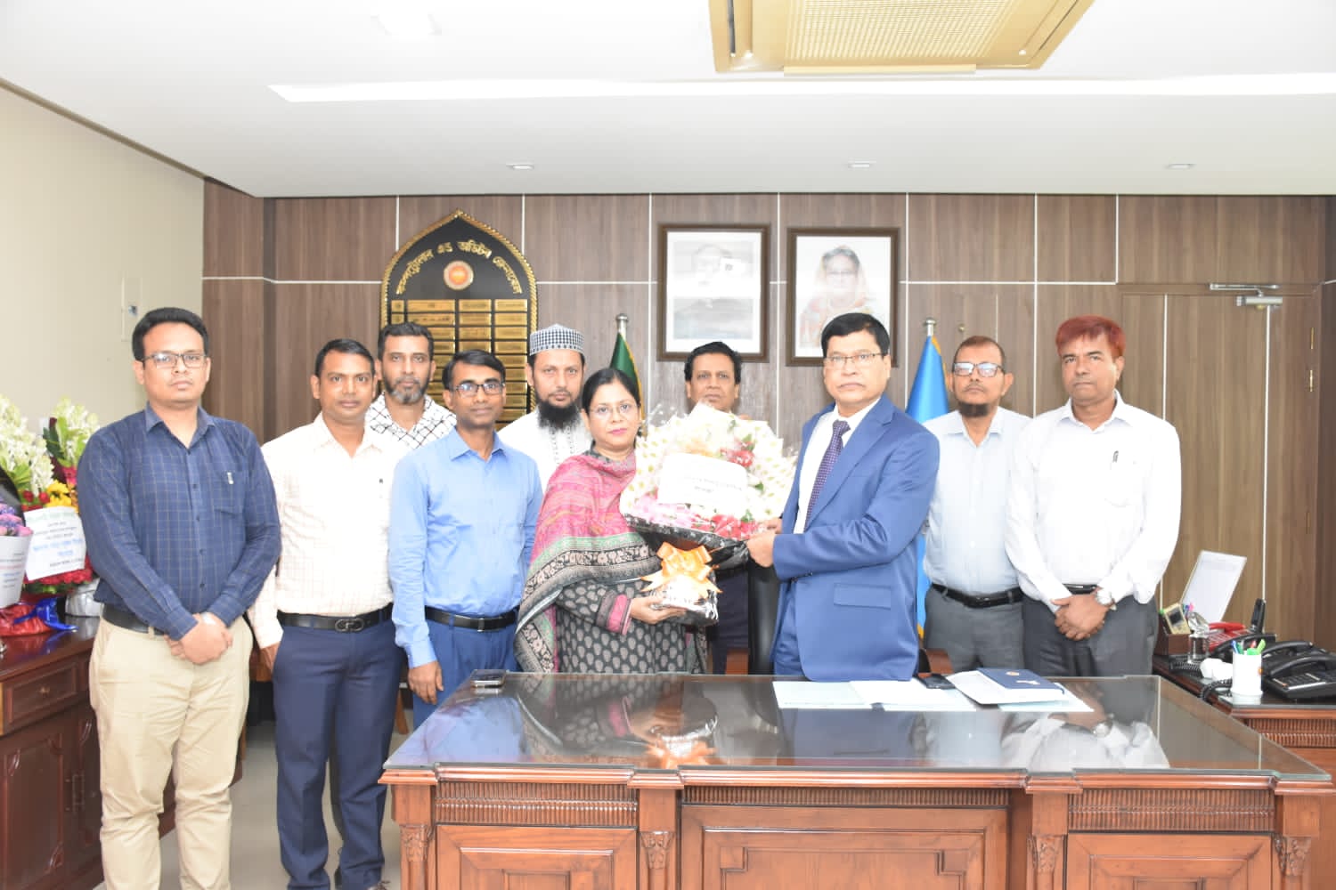 HAD officials with New Comptroller & Auditor General of Bangladesh